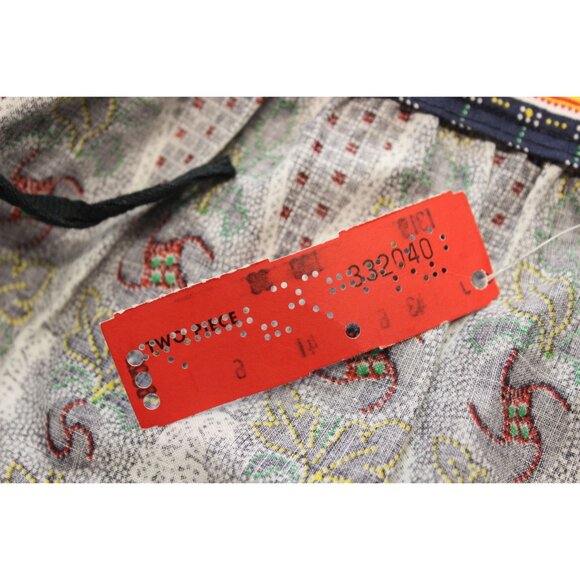 Women's puff sleeve floral boho folk blouse A-line maxi skirt two piece set Unio - Picture 16 of 16